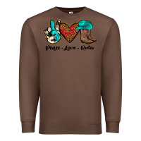 Chestnut peace love rodeo Premium Sweatshirt - JahusDesignShop