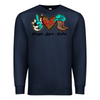 Navy peace love rodeo Premium Sweatshirt - JahusDesignShop