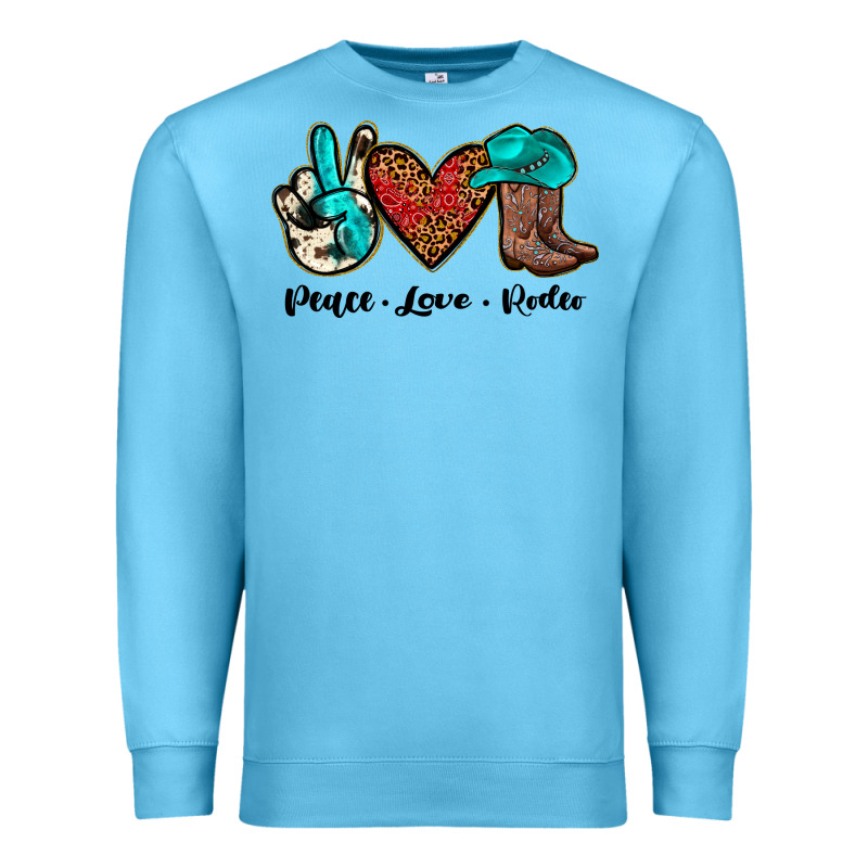 Peace Love Rodeo Premium Sweatshirt by JahusDesignShop | Teevron
