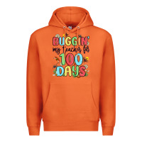 Carrot buggin my teacher for 100 days Premium Hoodie - MaliasSmallBusiness