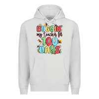 Dove Grey buggin my teacher for 100 days Premium Hoodie - MaliasSmallBusiness