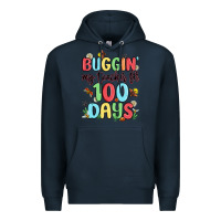 Navy buggin my teacher for 100 days Premium Hoodie - MaliasSmallBusiness