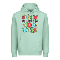 Seafoam buggin my teacher for 100 days Premium Hoodie - MaliasSmallBusiness