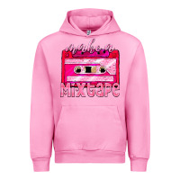 Fuchsia Pink make a mixtape cassette Urban Hoodie - NancyCooperArtShop