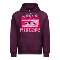 Mauve Wine make a mixtape cassette Urban Hoodie - NancyCooperArtShop
