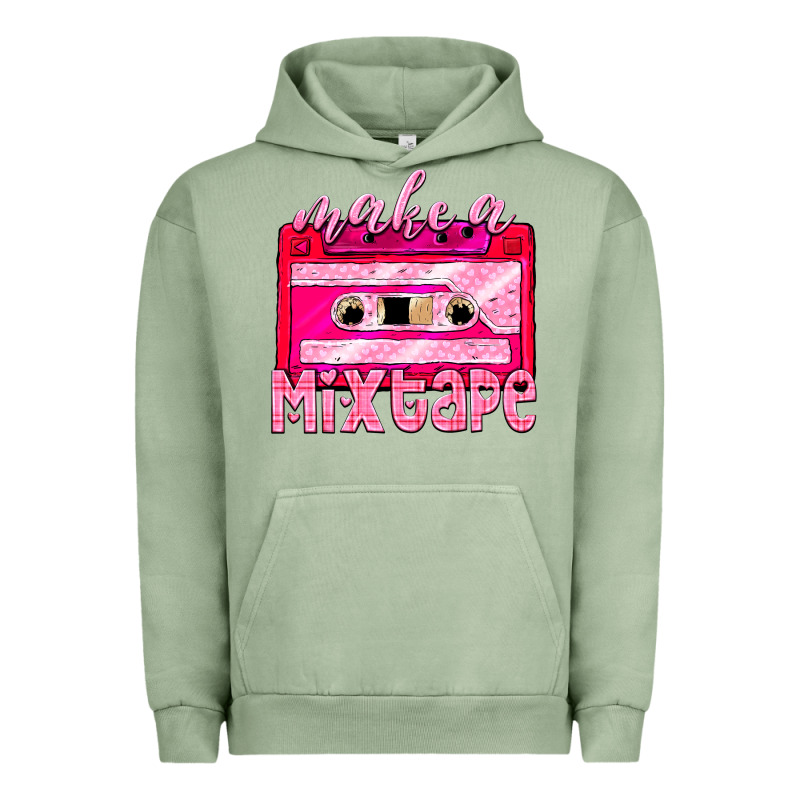 Make A Mixtape Cassette Urban Hoodie by NancyCooperArtShop | Teevron