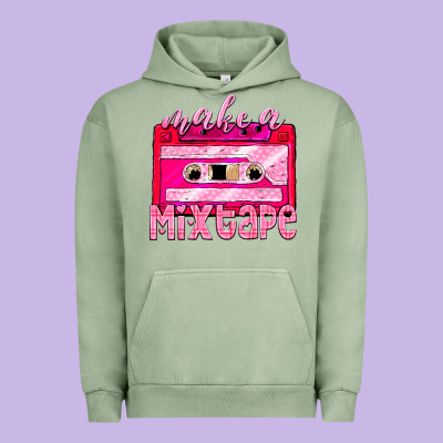 Make A Mixtape Cassette Urban Hoodie Designed By Nancycooperartshop