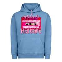 Pigment Pebble Blue make a mixtape cassette Urban Hoodie - NancyCooperArtShop