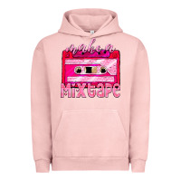 Pigment Salmon make a mixtape cassette Urban Hoodie - NancyCooperArtShop