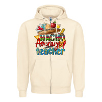 Sandshell nacho average teacher Zipper Hoodie - CTS Tumbler Store