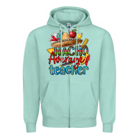 Seafoam nacho average teacher Zipper Hoodie - CTS Tumbler Store