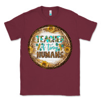 Burgundy teacher of tiny earrings Classic Tee - BundleAndBundleShop