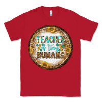 Red teacher of tiny earrings Classic Tee - BundleAndBundleShop