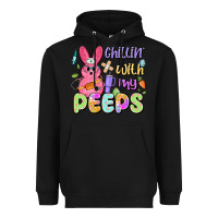Black chillin' with my peeps Heavyweight Hoodie - Artiststas