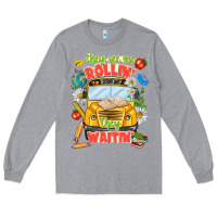 Heather Grey they see me rolling they waiting Long Sleeve Tee - texasbilliewilder