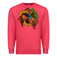 Cardinal rodeo cowboy sunflower cactus Premium Sweatshirt - JahusDesignShop