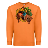 Carrot rodeo cowboy sunflower cactus Premium Sweatshirt - JahusDesignShop