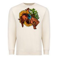 Sandshell rodeo cowboy sunflower cactus Premium Sweatshirt - JahusDesignShop