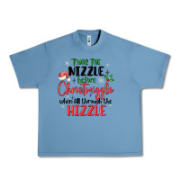 Pebble Blue twas the nizzle  before christmizzle Urban Heavy Tee - MaliasSmallBusiness