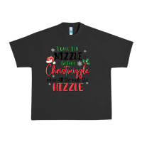 Pigment Black twas the nizzle  before christmizzle Urban Heavy Tee - MaliasSmallBusiness