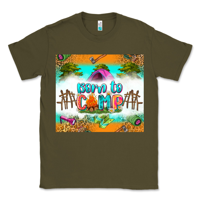 Born To Camp Classic Tee by Zillion Design Studio | Teevron