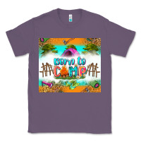 Lavender born to camp Classic Tee - Zillion Design Studio