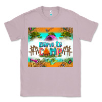 Lilac born to camp Classic Tee - Zillion Design Studio
