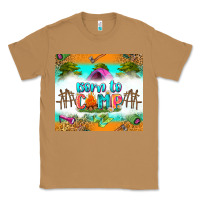 Toasted Coconut born to camp Classic Tee - Zillion Design Studio