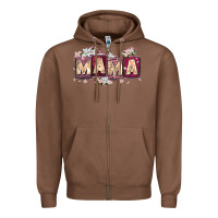 Chestnut mama with license letters Zipper Hoodie - Zillion Design Studio