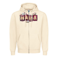 Sandshell mama with license letters Zipper Hoodie - Zillion Design Studio