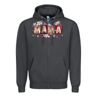 Smoke mama with license letters Zipper Hoodie - Zillion Design Studio
