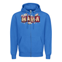 Mama With License Letters Zipper Hoodie | Teevron