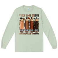 Matcha teach love inspire motivation lead encourage Long Sleeve Tee - Zillion Design Studio