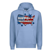 Colony Blue happy memorial day usa Premium Hoodie - MaliasSmallBusiness