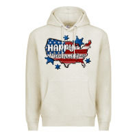 Oatmeal Heather happy memorial day usa Premium Hoodie - MaliasSmallBusiness