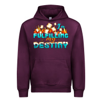 Mauve Wine camp im fulfilling my destiny Urban Hoodie - NancyCooperArtShop