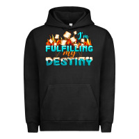 Pigment Black camp im fulfilling my destiny Urban Hoodie - NancyCooperArtShop