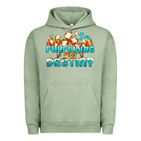Pigment Oil Green camp im fulfilling my destiny Urban Hoodie - NancyCooperArtShop