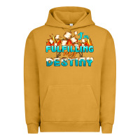 Pigment Peanut Butter camp im fulfilling my destiny Urban Hoodie - NancyCooperArtShop