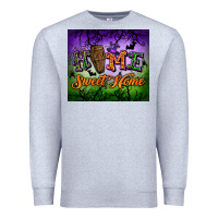 Heather Grey home sweet home tumbler Premium Sweatshirt - BundleAndBundleShop