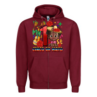 Burgundy my 1st cinco de mayo Zipper Hoodie - CTS Tumbler Store