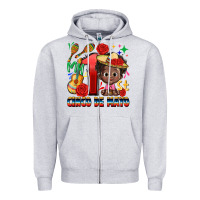 Heather Grey my 1st cinco de mayo Zipper Hoodie - CTS Tumbler Store