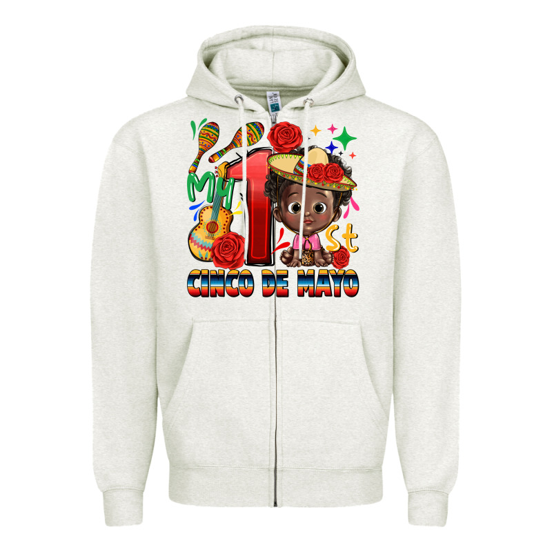 My 1st Cinco De Mayo Zipper Hoodie by CTS Tumbler Store | Teevron