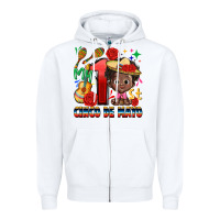 White my 1st cinco de mayo Zipper Hoodie - CTS Tumbler Store