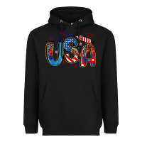 Black usa 4th of july Heavyweight Hoodie - Artiststas