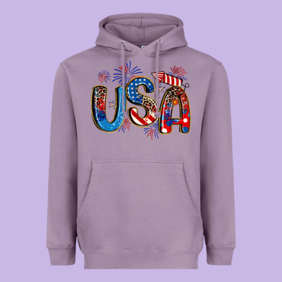 Usa 4th Of July Heavyweight Hoodie Designed By Artiststas