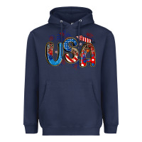 Navy usa 4th of july Heavyweight Hoodie - Artiststas