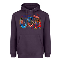 Plum usa 4th of july Heavyweight Hoodie - Artiststas