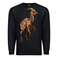 Black parasaurolophus Premium Sweatshirt - Artiststas