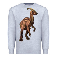Heather Grey parasaurolophus Premium Sweatshirt - Artiststas
